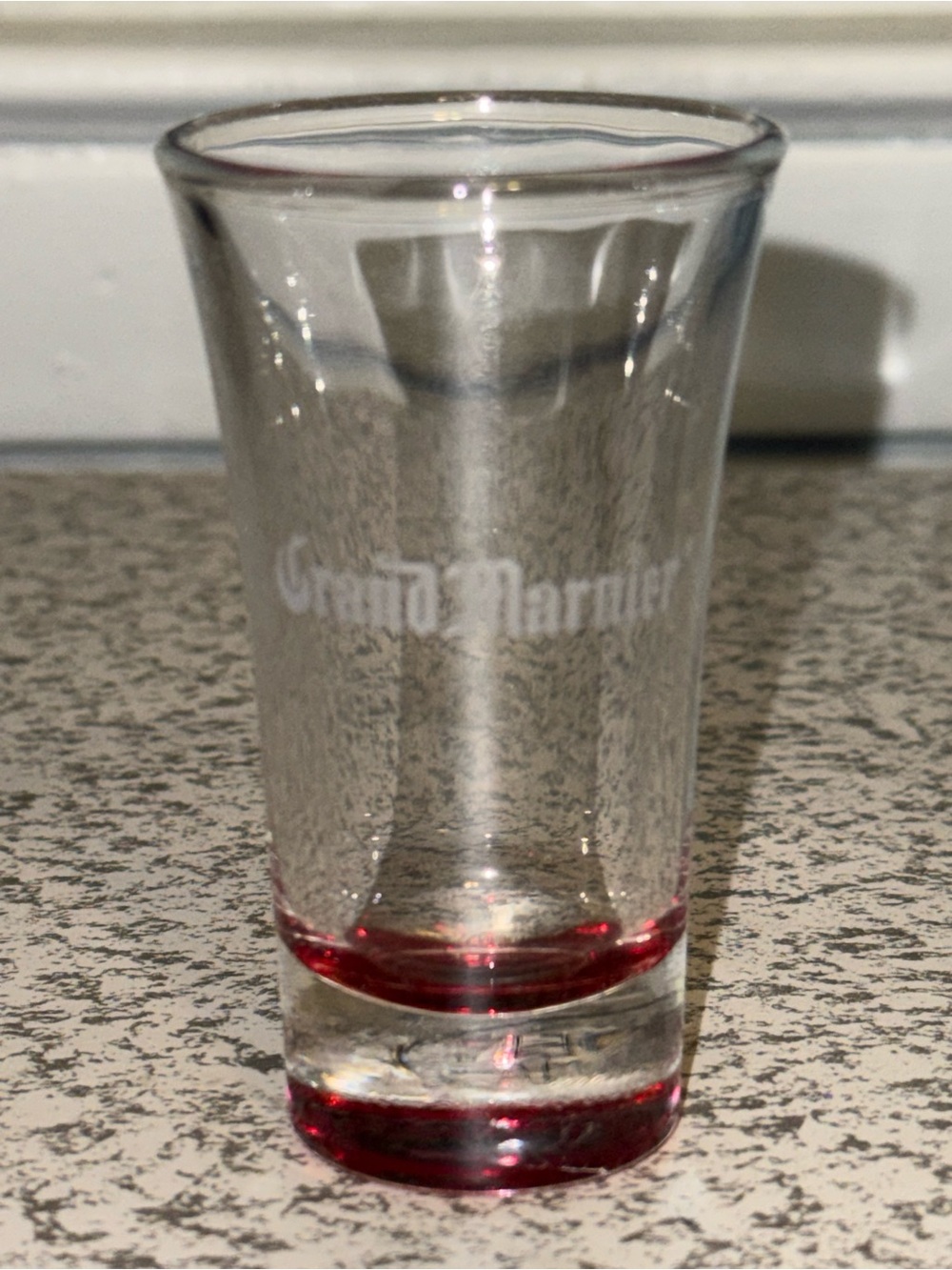 Official Red Accented Shot glass-Grand Marnier